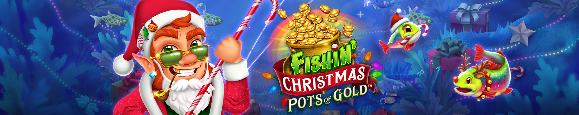 Tragaperras online Fishin' Christmas Pot of Gold